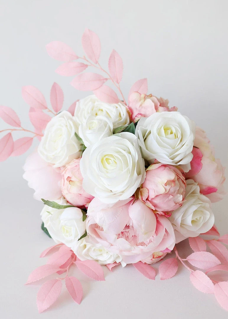 Afloral Artificial Plants Pink Artificial Ruscus Leaves - 26"