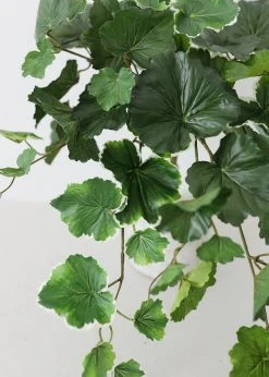 Afloral UV Protected Artificial Geranium Leaves Plant - 21