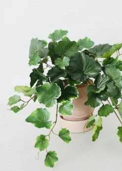 Afloral UV Protected Artificial Geranium Leaves Plant - 21