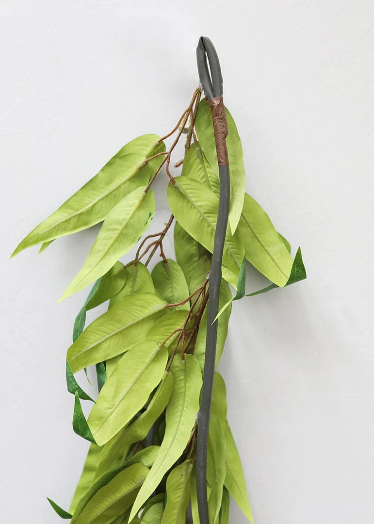 Afloral Artificial Plants Fake Eucalyptus Leaf Garland - 70.5"