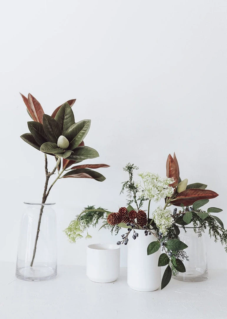 Afloral Artificial Magnolia Leaf - 34.5"