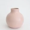 Afloral Dusty Pink Round Ceramic Vase - 8"
