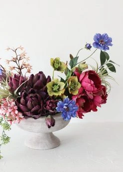 Afloral Artificial Flowers Fuchsia Artificial Peony Flower - 22