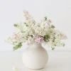 Afloral Creamy White Round Ceramic Vase - 8" Vases