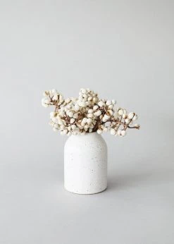 Afloral Vases White Speckled Flynn Vase - 3.75"