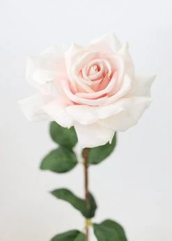 Afloral Real Touch Dutchess Rose In Pale Pink - 20"