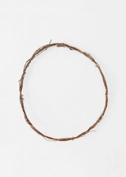 Afloral Skinny Grapevine Twig Wreath - 17" Dried Flowers