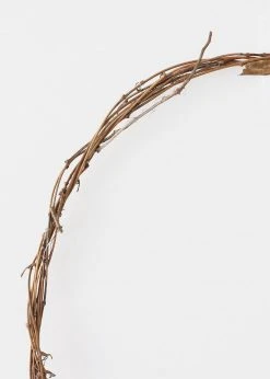 Afloral Skinny Grapevine Twig Wreath - 17" Dried Flowers
