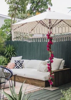 Afloral Silk Bougainvillea Garland In Deep Pink - 72