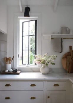 Afloral Fake Lilacs Flower In Cream - 25"