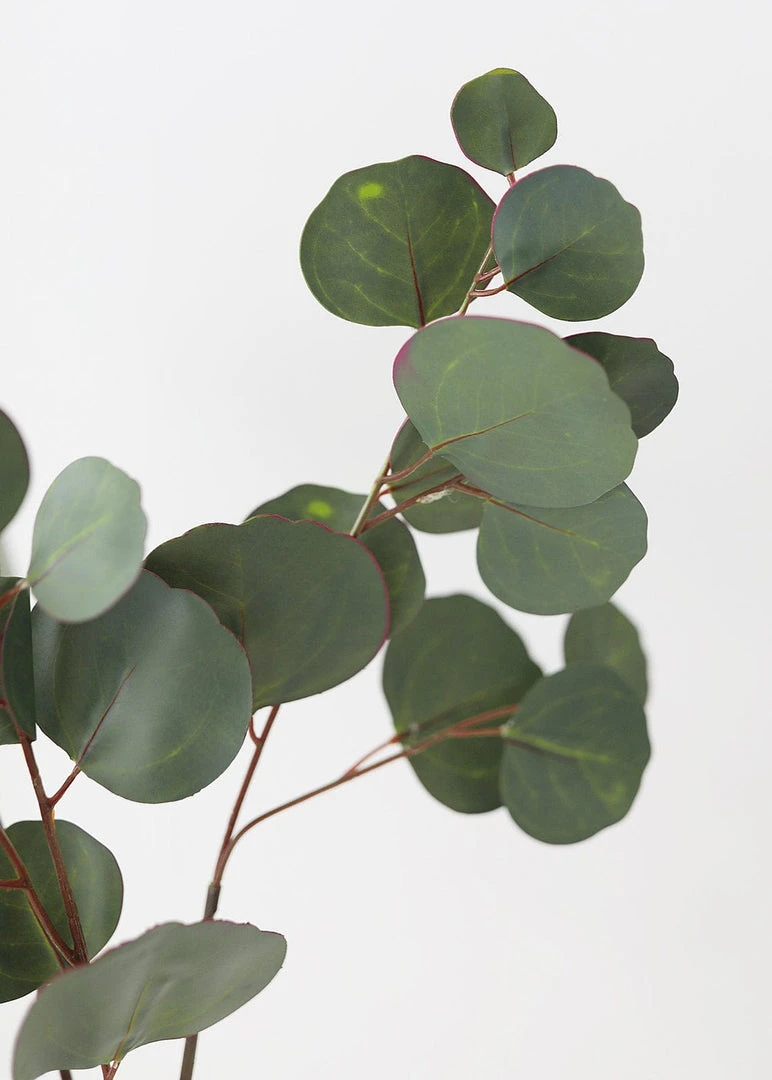 Afloral Artificial Plants Real Touch Silver Dollar Eucalyptus - 30"