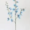 Afloral Blue Artificial Oncidium Orchids - 38" Artificial Flowers