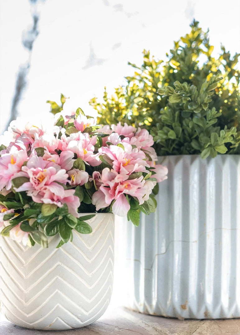 Afloral Artificial Plants Artificial Indoor/Outdoor Boxwood Plant - 15"