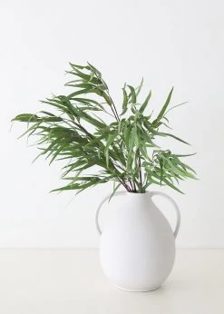 Afloral Artificial Plants Large Fake Eucalyptus Leaf Branch - 43"