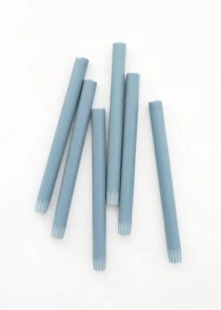 Afloral Tools & Accents Pack Of 6 Soft Blue Taper Candles - 9.5"