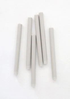 Afloral Pack Of 6 Taper Candles In Skylight - 9.5" Tools & Accents