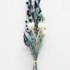 Afloral Dried Flowers Petite Dried Flower Bundle In Blue - 8-16"
