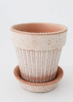 Afloral.com Vases Bergs Simona Scalloped Pot With Drainage - 6