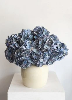 Afloral Blue Hydrangea Silk Flower - 21