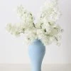 Afloral Ceramic Blue Tall Glossy Vase - 16" Vases