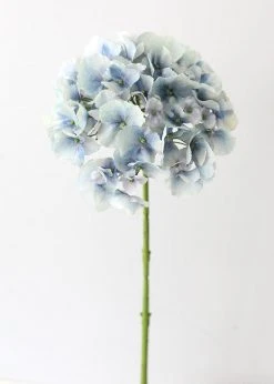 Afloral Blue Grey Fake Hydrangea Flower - 20.5"
