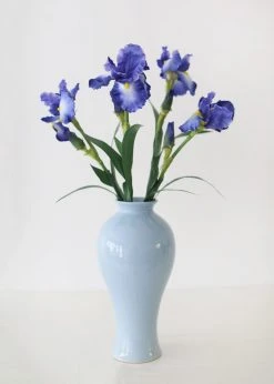 Afloral Artificial Bearded Iris In Violet Blue - 32