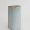 Afloral Blue Slate Ceramic Cylinder Vase - 9"