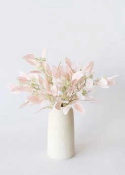 Afloral Fake Seeded Eucalyptus Leaves In Blush - 18