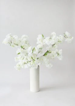 Afloral Artificial Spring Cherry Blossoms In Cream - 40
