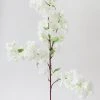 Afloral Artificial Spring Cherry Blossoms In Cream - 40" Artificial Flowers