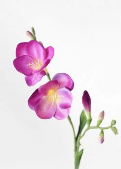 Afloral Fake Flower Freesia In Violet - 27