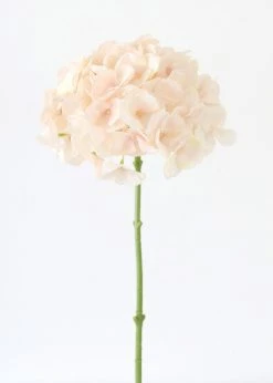 Afloral Oversized Artificial Hydrangea In Blush - 19"