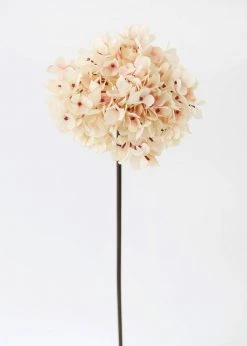 Afloral Artificial Flowers Blush Oversized Hydrangea Silk Flower - 27"