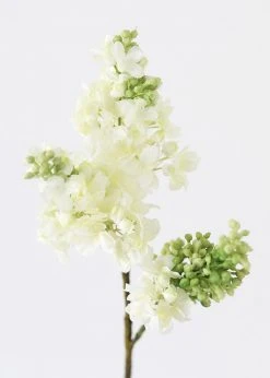 Afloral Fake Lilacs Flower In Cream - 25