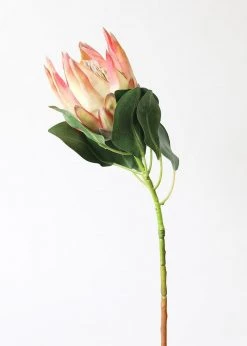 Afloral Coral Yellow Artificial King Protea - 29