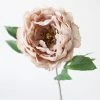 Afloral Silk Peony In Taupe Mauve - 18" Artificial Flowers