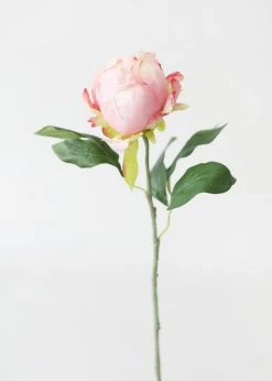 Afloral Artificial Flower Pink Peony Bud - 18"