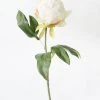Afloral Artificial Flower Peony Bud In Cream - 18"