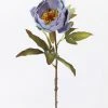 Afloral Silk Peony In Antique Blue - 22"