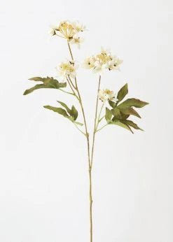 Afloral Cream Artificial Viburnum Wildflowers - 37" Artificial Flowers