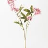 Afloral Artificial Flowers Pink Faux Wildflowers Viburnum Branch - 37"