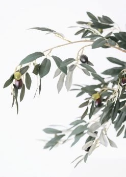 Afloral Artificial Plants Fake Olive Branch - 35
