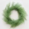 Afloral Outdoor Plastic Asparagus Fern Wreath - 26" Artificial Plants
