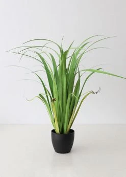 Afloral Fake Reed Grass Plant In Pot - 33