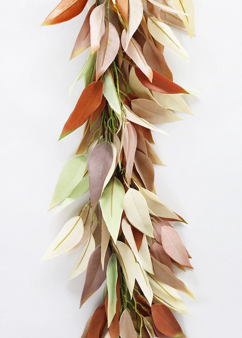 Afloral Artificial Fall Eucalyptus Leaf Garland - 48"