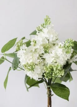 Afloral Artificial Lilac Flowers Bouquet - 15.5"