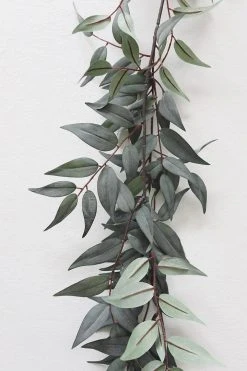 Afloral Artificial Plants Artificial Italian Ruscus Leaf Garland - 6'