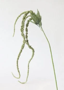 Afloral Artificial Plants Artificial Amaranthus Spray In Green - 45"