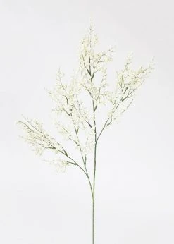 Afloral Artificial Flowers Faux Caspia Flower In White - 29"