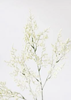 Afloral Artificial Flowers Faux Caspia Flower In White - 29"